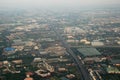 Aerial Bangkok outskirts