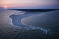 Aerial of beach.