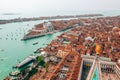 Beautiful view over San Marco square in Venice Royalty Free Stock Photo