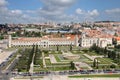 Aerial of Belem, Lisbon, Portugal Royalty Free Stock Photo