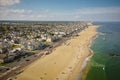 Aerial of Belmar Beach New Jersey