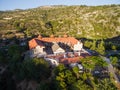 Aerial Holy Monastery of Panayia Amasgous, Monagri, Limassol