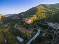 Aerial Holy Monastery of Panayia Amasgous, Monagri, Limassol