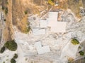 Aerial Choirokoitia, Larnaca, Cyprus Royalty Free Stock Photo