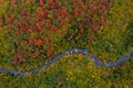 Blackwater River in Autumn - Blackwater Falls State Park - Long Exposure of Waterfall - West Virginia Royalty Free Stock Photo