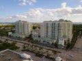 Aerial Boynton Beach Florida residential condominium