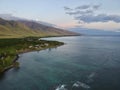 Aerial capture of Olowalu in Maui