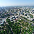 Aerial city view