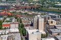 Aerial city view on a summer day, Portland - OR