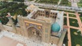 Aerial cityscape The Registan Square is the best place to discover the old Uzbek architecture and to enjoy the great Royalty Free Stock Photo