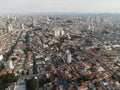 Aerial cityscape of Sao Paulo
