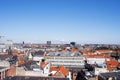 Aerial cityscape of Copenhagen, Denmark