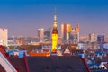 Aerial cityscape of Tallinn, Estonia Royalty Free Stock Photo