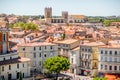 Montpellier city in France Royalty Free Stock Photo