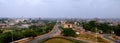 Aerial cityscape view to Yaounde, the capital of Cameroon Royalty Free Stock Photo