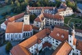 Telc Castle Aerial Close-up