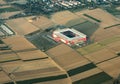 Aerial of Coface or Opel arena in Mayence Royalty Free Stock Photo