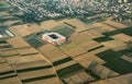 Aerial of Coface or Opel arena in Mayence Royalty Free Stock Photo