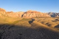 Aerial of Colorful Scenery in Red Rock Canyon, NV Royalty Free Stock Photo