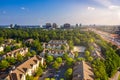 Aerial Condos in Atlanta suburbs just next to Highway GA 400