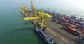 Aerial Container port Tanjung Emas Semarang