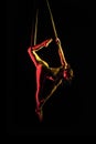 Aerial contortion Royalty Free Stock Photo