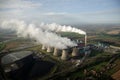 Aerial of cooling Towers