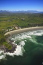 Aerial of Cox Bay, Vancouver Island, BC, Canada Royalty Free Stock Photo