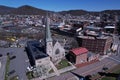 Aerial Cumberland Maryland Allegany County Royalty Free Stock Photo