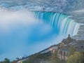 Aerial dawn view of the Table Rock Welcome Centre of the beautiful Horseshoe Falls