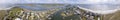 Aerial 360 degree panorama of Garden City Beach near Myrtle Beach in South Carolina, USA