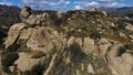 Aerial drone approach shot of Stoney Point Park in 4k 30 fps