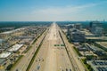 Aerial drone image of the Katy Tollway Houston Texas Royalty Free Stock Photo