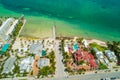 Aerial historical resorts Key West Florida