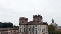 Aerial Drone - Landscape on the Archinto Palace Italy