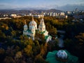 Ascension Cathedral Russian Orthodox Church in Almaty Royalty Free Stock Photo