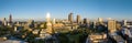 Aerial drone panorama of Downtown Atlanta Georgia cityscape skyline 2023 Royalty Free Stock Photo