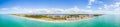 Aerial drone panorama photo Turtle Beach Siesta Key FL