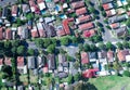 Aerial drone panorama view over Sydney Suburbs NSW Australia housing