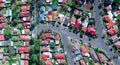 Aerial drone panorama view over Sydney Suburbs NSW Australia housing
