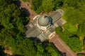 Aerial drone photo of the Bronx Zoo New York Royalty Free Stock Photo