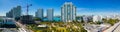 Aerial drone photo Canopy Park Miami South Beach