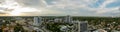Aerial drone photo Hollywood FL Young circle panorama circa 2022