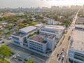 Aerial drone photo Miami Dade College Eduardo J PadrÃÂ³n Campus