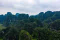 Aerial drone photo - Mountains of northern Vietnam. Asia