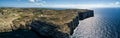 Drone photo - The rugged coastline of Gozo, Malta Royalty Free Stock Photo