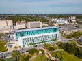 Aerial drone photo Sarasota Police Department Building