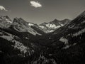 Aerial Drone Photograph - Sangre de Cristo Range, Colorado Rocky Mountains Royalty Free Stock Photo