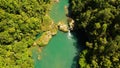 Loboc river in the jungle. Bohol, Philippines.