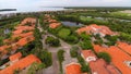 Aerial drone video Deering Bay Miami